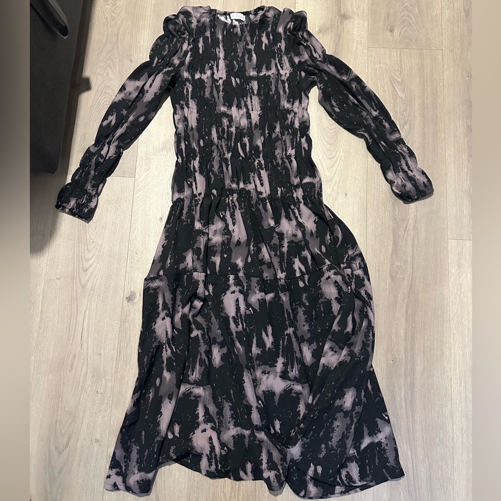 Long sleeve midi length Women's Dress